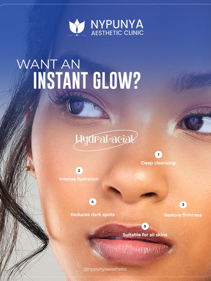 Want an instant glow? A HydraFacial is the answer. This treatment provides deep cleansing, intense hydration, reduces dark spots, and restores firmness. It's a versatile treatment suitable for all skin types.