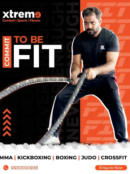 Commit to be fit. We offer a range of disciplines including MMA, Kickboxing, Boxing, Judo, and CrossFit to help you achieve your fitness goals.