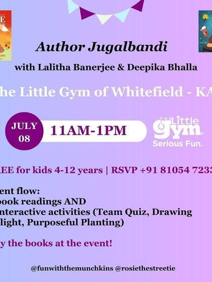 Fun with the Munchkins - Themed Workshops & Events for Kids Interactive Storytelling & Author Events photo 6