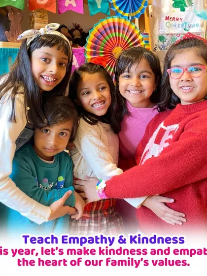 A group of friends in a happy embrace. My goal is to make kindness and empathy the heart of our community's values.