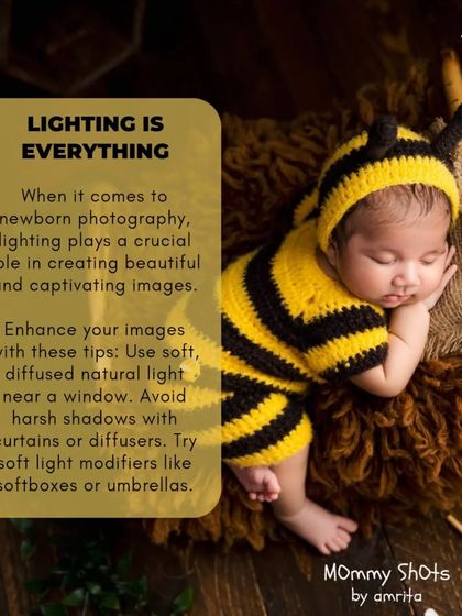 A sweet newborn in a bumblebee outfit, showcasing a themed and whimsical portrait.