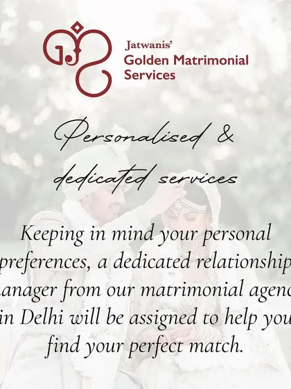 You are not just another profile in a database. A dedicated relationship manager is assigned to you to understand your personal preferences and help you find your perfect match.