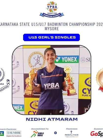 Yadav Pro Badminton Academy - Student-Athlete Development Program National & State Level Champions photo 38