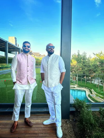 Another shot of us at the incredible Lujo Hotel in Bodrum. The venue was pure luxury.