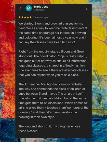 Bloom and Grow - Online Art & Craft Classes What Parents Are Saying photo 23