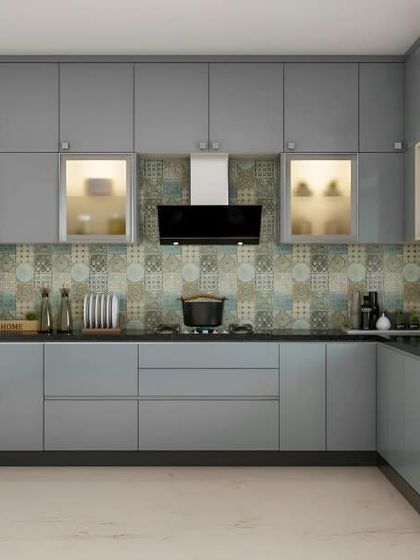 Interiors - Modular Kitchen Design L-Shaped & U-Shaped Kitchens photo 3