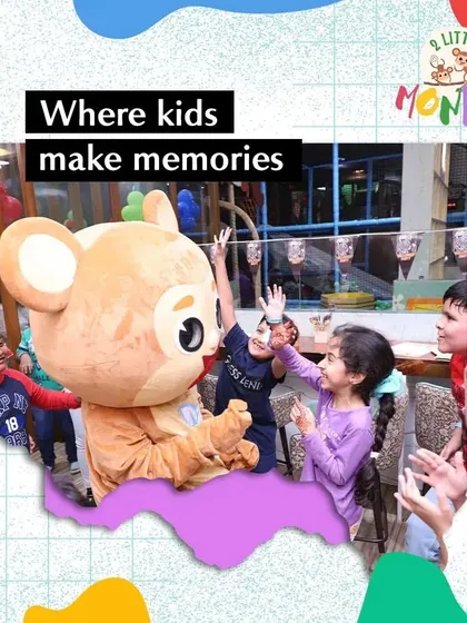 The highlight for many kids is meeting our mascot! Here, children are gathering around for a photo and a high-five during a party. It’s these moments of pure excitement that make a birthday here so special.
