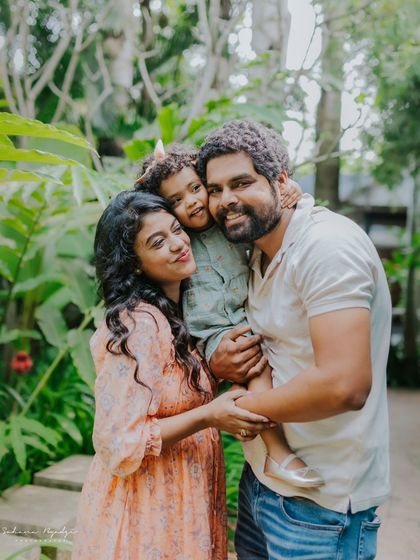 A family of three enjoying a day out in nature. The love and connection are so natural and beautiful.