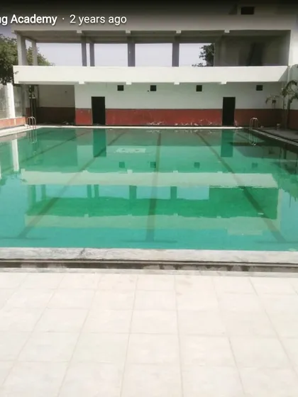 A clear view of one of our well-maintained pools, ready for your morning or evening swim. We ensure our water is clean and hygienic for a safe swimming experience for all members.