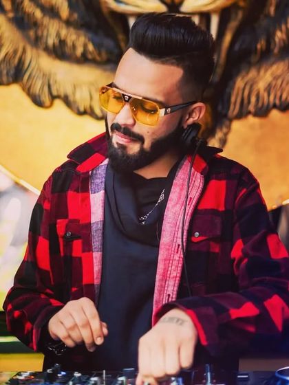 You define your own life. A photo of me at the console during a Halloween event at Boomrang, ready to drop some spooky beats.