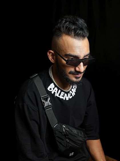 A candid style shot. The "Hate Less, Create More" mindset applies to everything, including how you carry yourself.