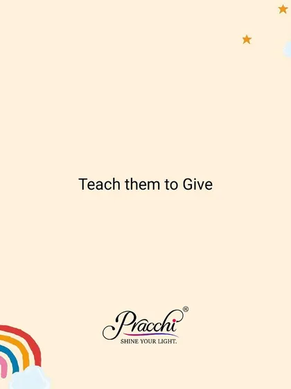 Instill the joy of giving in your children. Whether it's sharing toys or donating them, this practice teaches the principle of letting go and helps cultivate a mindset of abundance from a young age.