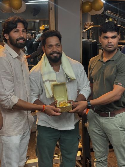 Being honored at a gym event. The support from the community is a huge motivation to keep pushing forward.