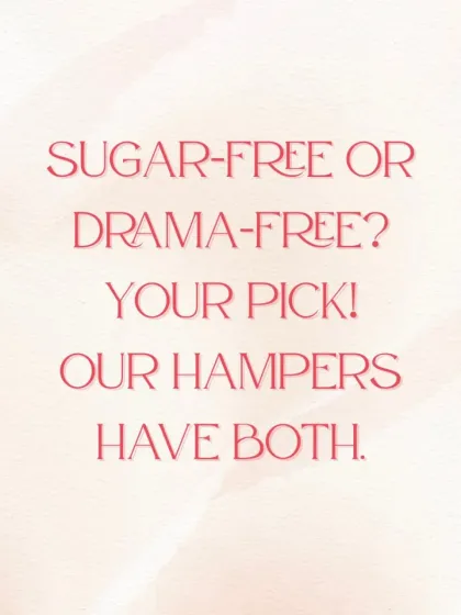 A little fun for your Rakhi gifting! My hampers can be both sugar-free and drama-free. I offer plenty of healthy options so you can show your love with treats everyone can enjoy.