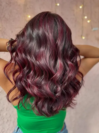 Another shot of the non-bleach red, showing how the color glows in the light.