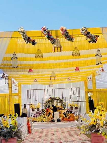 Nirvana Event and Decor - Wedding Planning & Thematic Decoration Vibrant Haldi & Mehendi Ceremonies photo 24