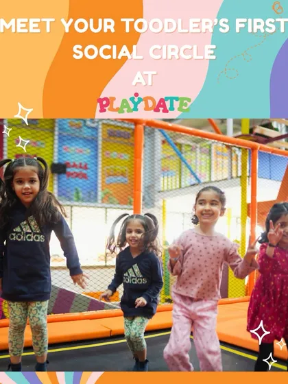 Meet your toddler's first social circle. Our trampoline park is where shy smiles turn into shared giggles and the first friendships are born.