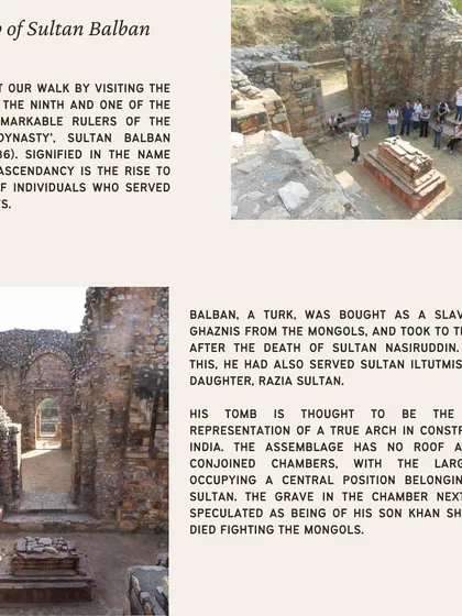 A detailed look at the Tomb of Sultan Balban, the ninth ruler of the Slave Dynasty. This 13th-century structure is historically significant as it contains the first true arch in Indian architecture, a major technological innovation of its time.