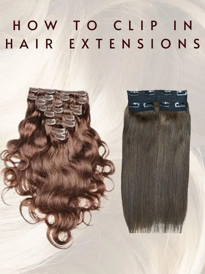 A step-by-step guide on how to apply clip-in hair extensions yourself. This guide covers everything from sectioning your hair to the final blend.
