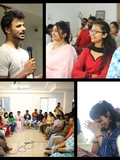 Moments of joy and community from our "Arali Katte" anniversary event. It's a celebration of two years of Kannada poetry, music, and stories.
