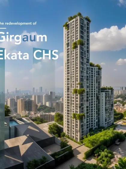 The full vision for the redevelopment of Girgaum Ekata CHS. This proposal illustrates how strategic urban planning can create a better future with improved housing and community spaces.