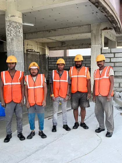 Another shot of my construction crew. Their dedication and hard work are the foundation of our success in delivering high-quality turnkey projects.