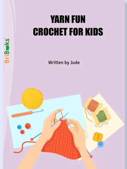 I am so excited to share the cover of my book, "Yarn Fun Crochet for Kids". I wrote it to introduce the joy of crocheting to little ones in a fun and accessible way. It's filled with creative projects for the whole family to enjoy together.