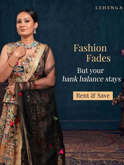 Fashion fades, but your bank balance stays. A clever tagline promoting the financial benefits of renting.