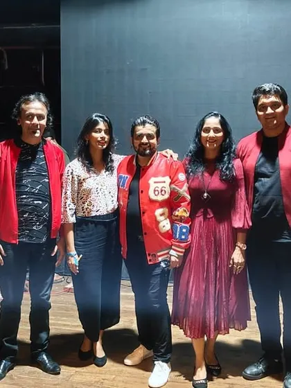 A group photo with my amazing team, 27 STAARS, after a superhit show for JJC Borivali. The credit for every successful show goes to these talented individuals.