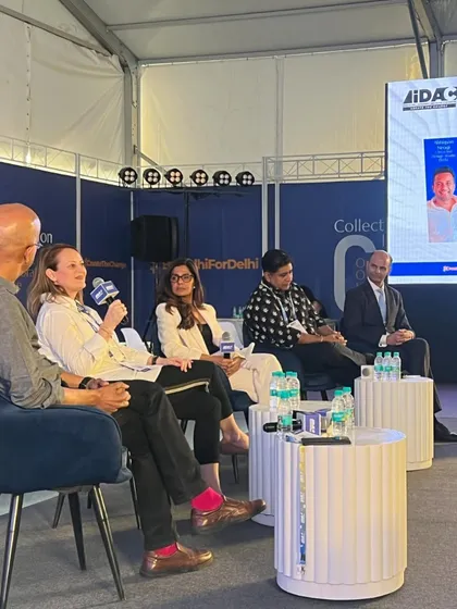 A wider view of the panel on "Designing Experiences" at IDAC, where we discussed the importance of creating memorable and meaningful spaces for hospitality.