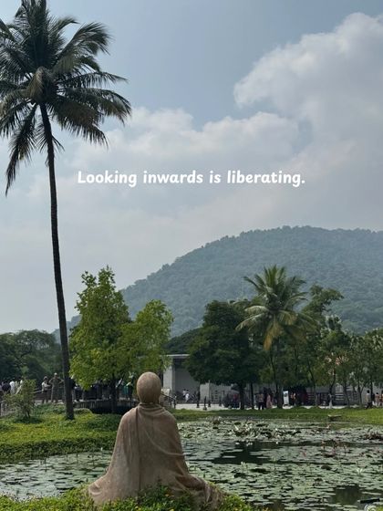 Looking inwards is liberating. This was a key lesson from my five days at the Isha Foundation ashram in Coimbatore.