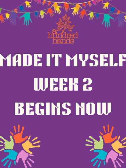 Announcing the start of Week 2. We invite everyone to send in their handmade creations.