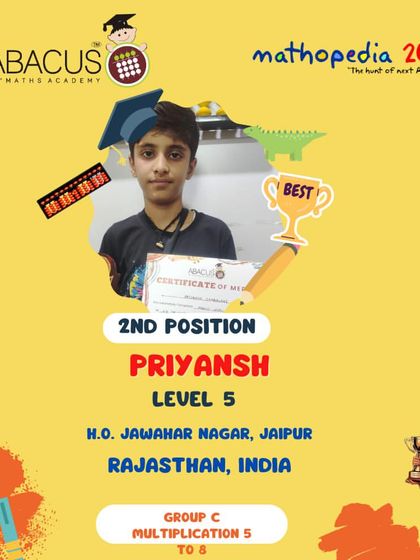 Abacus D Maths Academy - Educational Franchise & Teacher Training Mathopedia: Our Annual Competitions photo 56