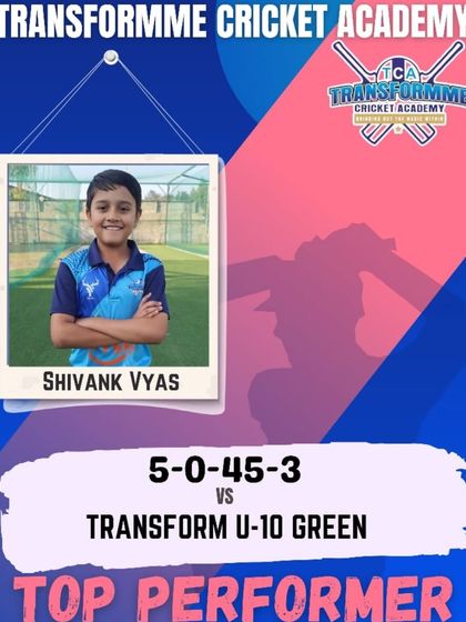 Transform Cricket Academy - Junior Cricket Coaching Program Star Performers: Celebrating Individual Excellence photo 62