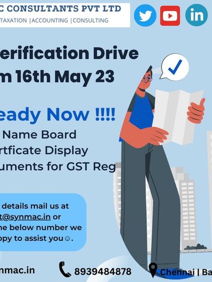 With tax authorities conducting spot verification drives, it's essential to be prepared. This checklist reminds businesses to have a proper name board, display the GST certificate, and keep all registration documents ready for inspection.