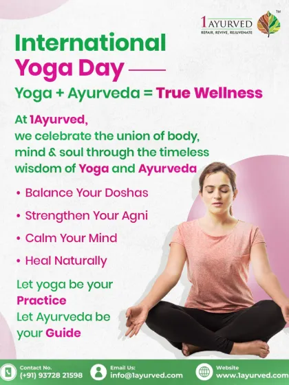 Yoga and Ayurveda are sister sciences. We celebrate their union as the path to true wellness. The practice of yoga helps to balance your doshas, strengthen your Agni, and calm your mind, working in synergy with our Ayurvedic treatments.