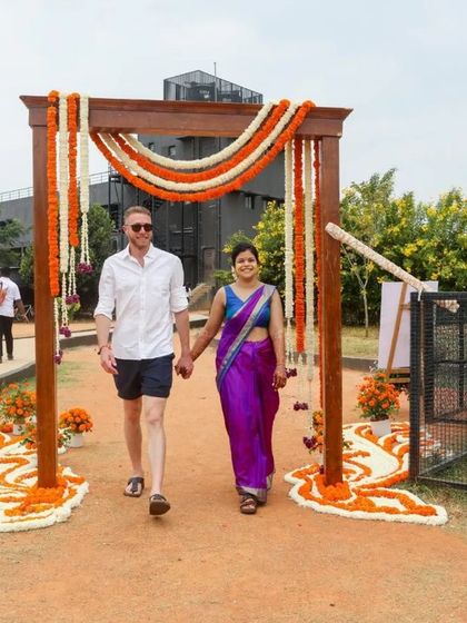 Crimson and Cherry - Full-Service Wedding Planning & Execution Joyful Haldi Ceremonies photo 34