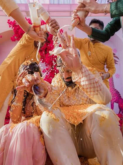 Vibrant Haldi & Mehendi photo 58