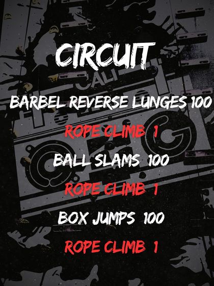 A detailed look at the circuit for The OG 300. This relentless sequence of movements will push every athlete to their absolute limit.