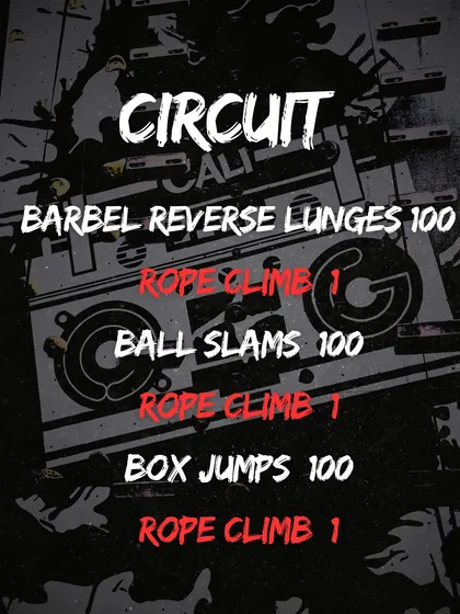 A detailed look at the circuit for The OG 300. This relentless sequence of movements will push every athlete to their absolute limit.
