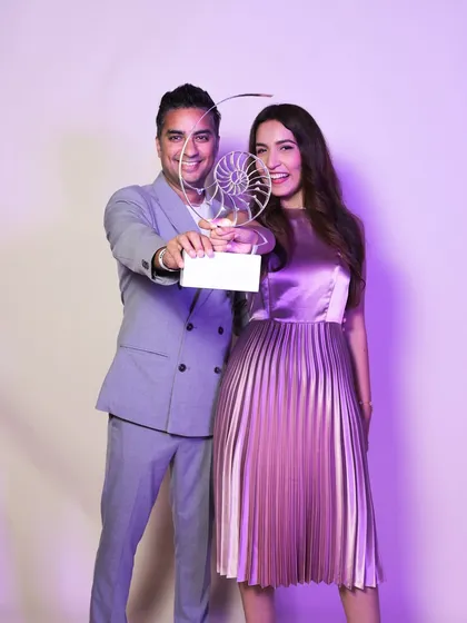 Still reeling from a magical night. Here we are, holding our awards for Best Space Planning and Practice of the Year. We are stunned, overwhelmed, and infinitely grateful.