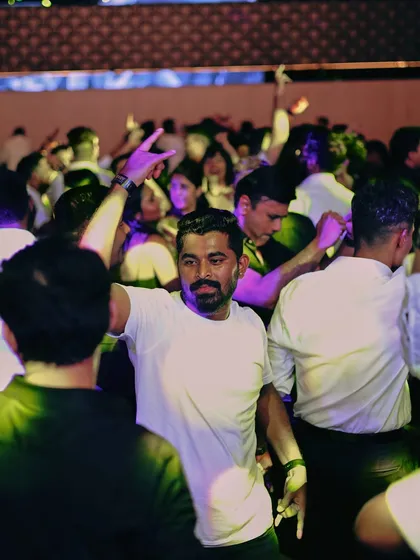 The dance floor was packed with energy at the Rare Rabbit "Stack of Dreams" event. I love seeing colleagues let loose and celebrate their success together.