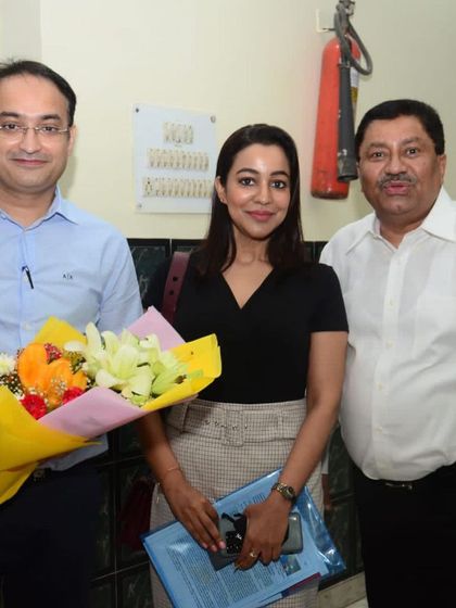 Celebrating Doctor's Day with my esteemed colleagues at the Delhi Medical Association event.