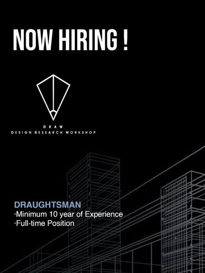 DRAW Design Research Workshop in Gurugram is hiring a Draughtsman.