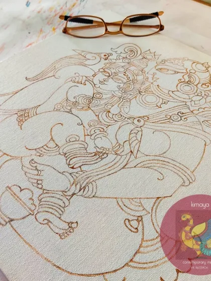 A duplicate of the Yashodakrishna brown outline.
