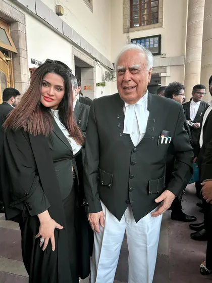 With Senior Advocate Kapil Sibal ji, the newly elected President of the Supreme Court Bar Association (SCBA) for 2024. Being an active part of the legal fraternity's leadership circle is essential to driving meaningful change.