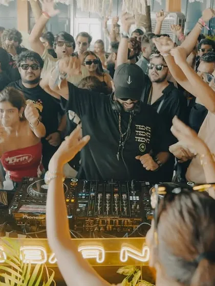 The connection with the crowd is everything. This moment from a daytime set at Noise Goa captures the pure joy and energy exchange that happens when the right track hits at the perfect time.