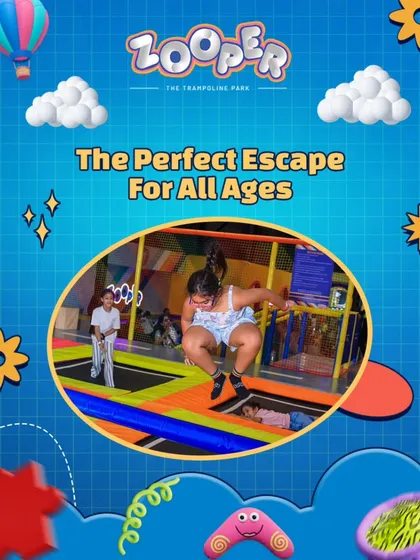 This is the perfect escape for all ages. Whether you're a kid or just a kid at heart, our trampolines are waiting for you.