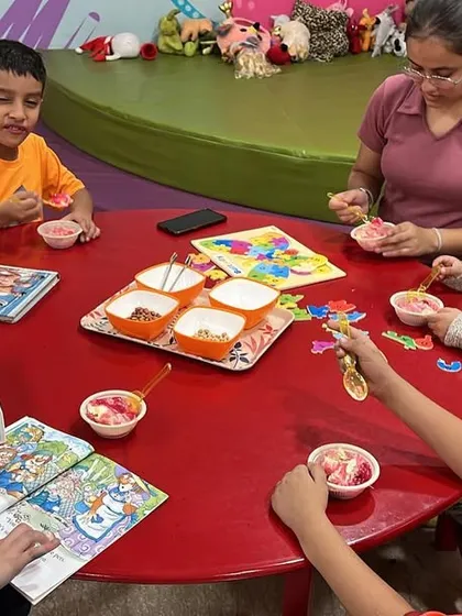 Enjoying a well-deserved treat after a fun session. Building a sense of community and friendship is at the heart of everything we do.