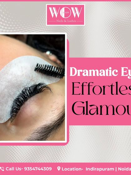 For those who crave drama, we deliver. This image showcases a dense, dark lash line achieved with our volume extensions, giving you effortless glamour without the daily hassle of mascara.